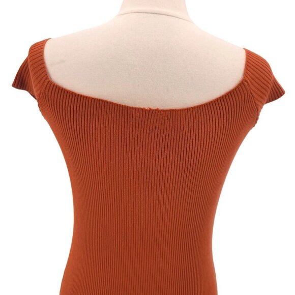 NWOT Urban Outfitters Silence + Noise Womens Large Dress Mini Ribbed Bodycon - Picture 5 of 8